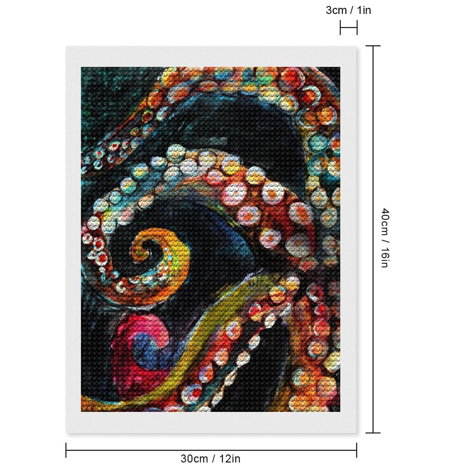 Amazon | ダイヤモンドアート たこ タコの足 ダイヤモンド絵画