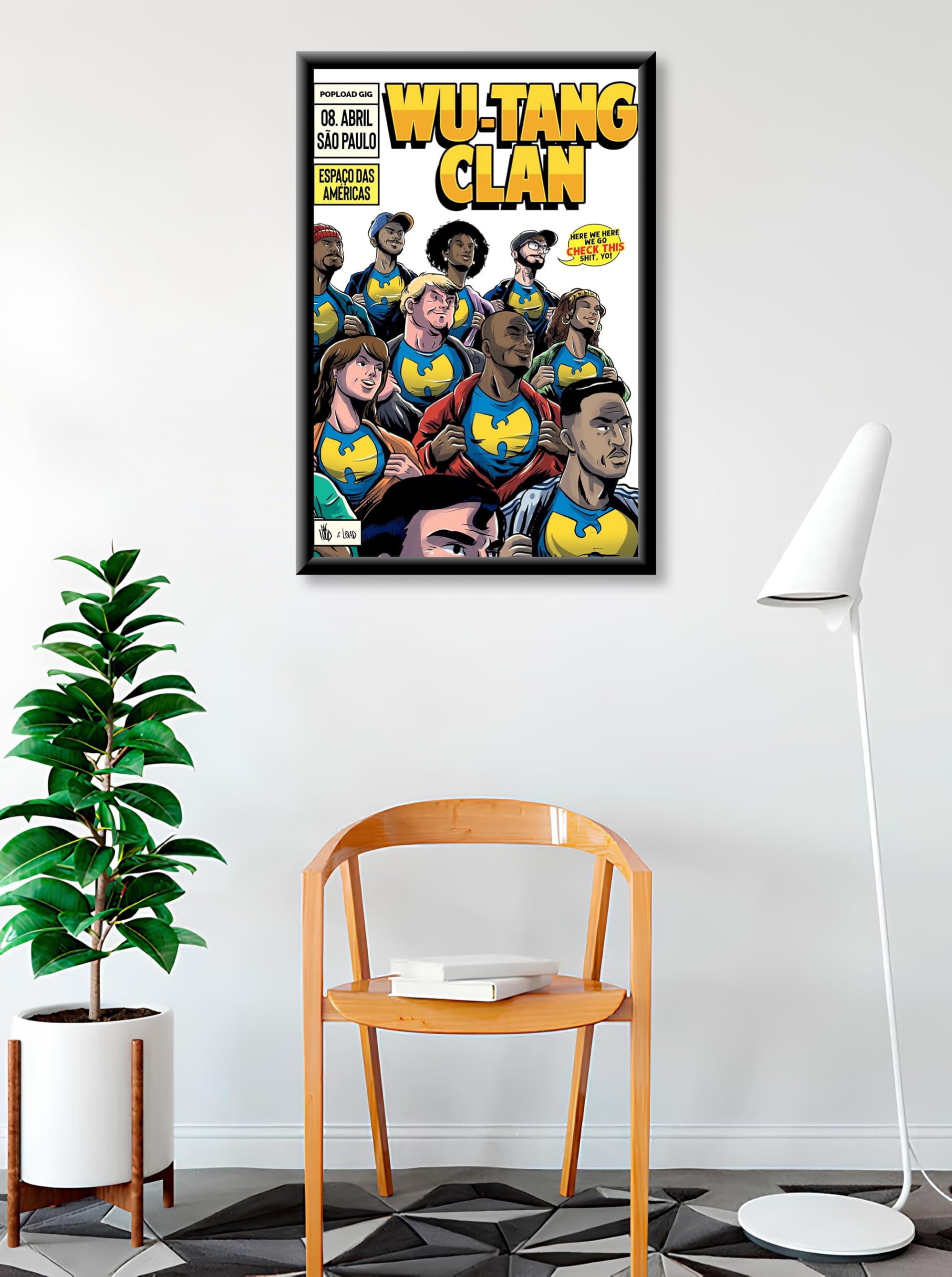 Amazon.com: BUY ART FOR LESS Officially Licensed Wu Tang Clan