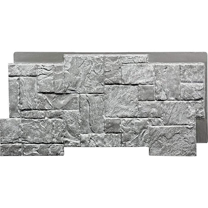 Buy Spencer Chiseled Faux Stone Panels (Frosted Stone, 1) Ultra