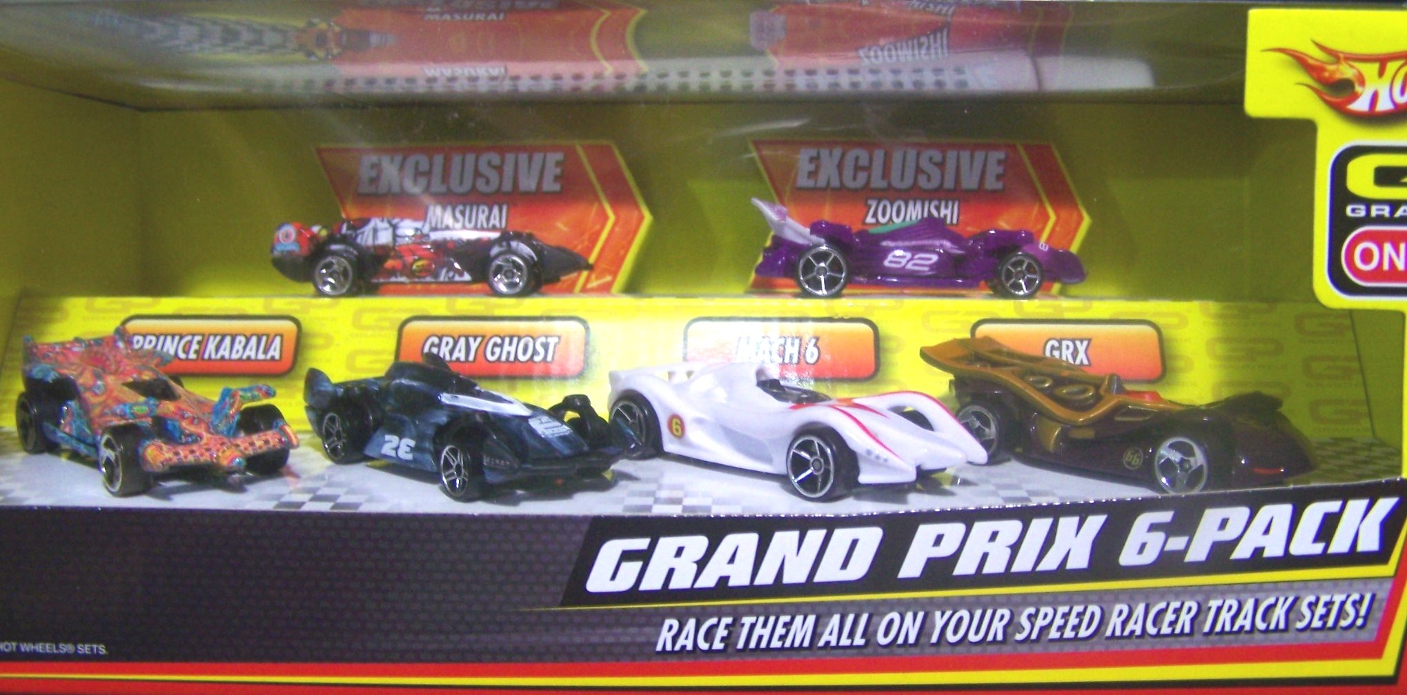 Hot Wheels Speed Racer Grand Prix 6 Pack 1:64 Diecast : Amazon.com