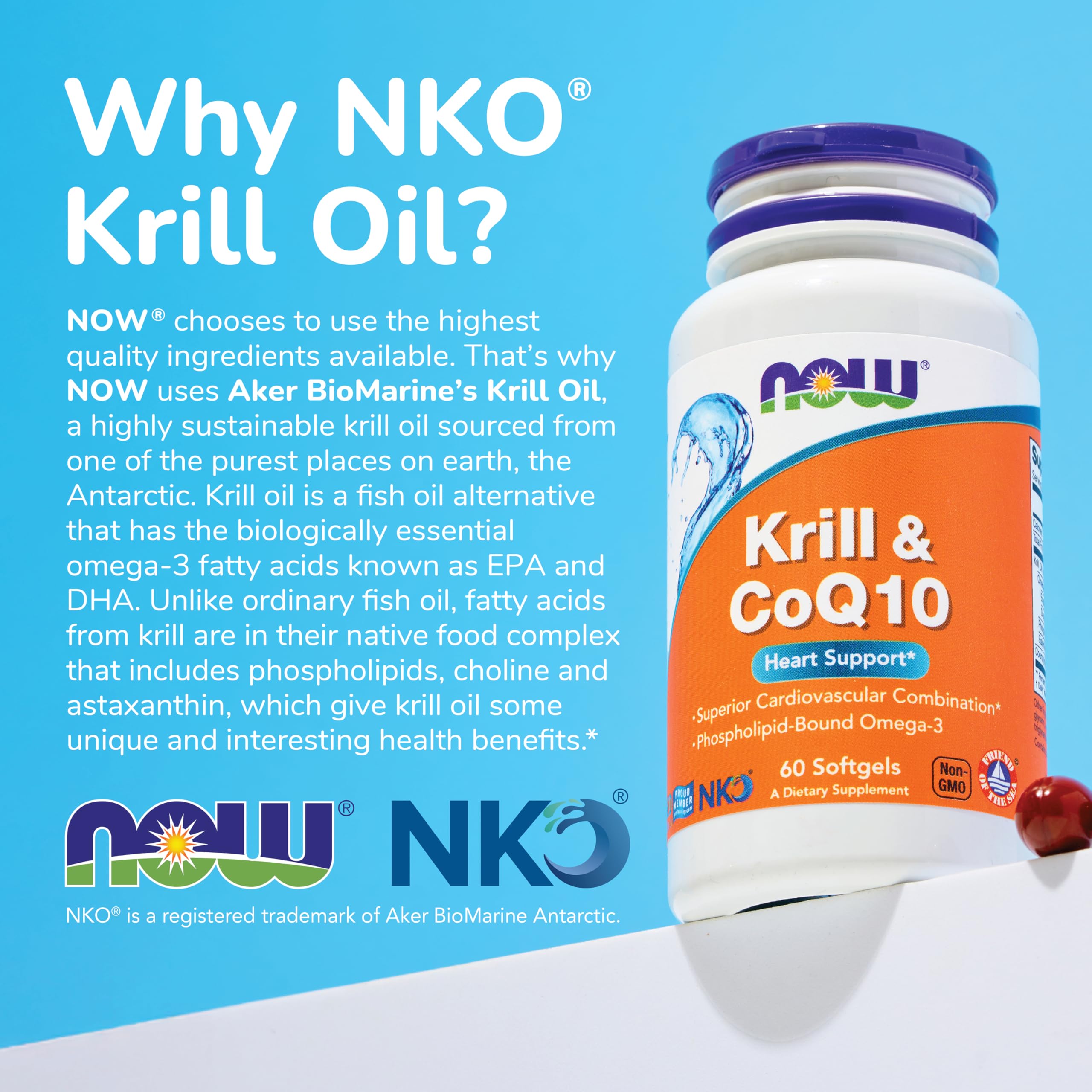 Krill Oil, 500mg - 60 softgels