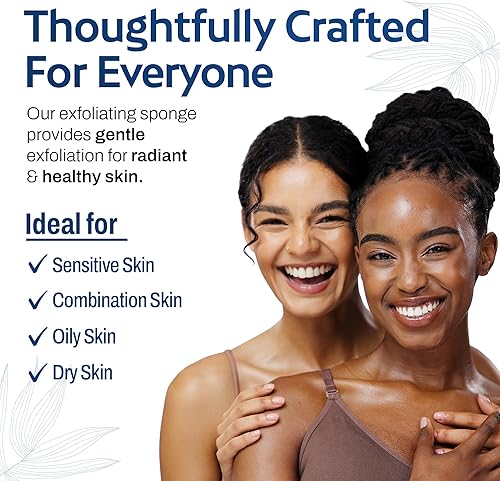 Miniatura 6 de HartFelt Esponja suave exfoliante de mar amarillo de 4 pulgadas  Esponjas de ducha naturales para baño para hombres y mujeres  Espuma rica