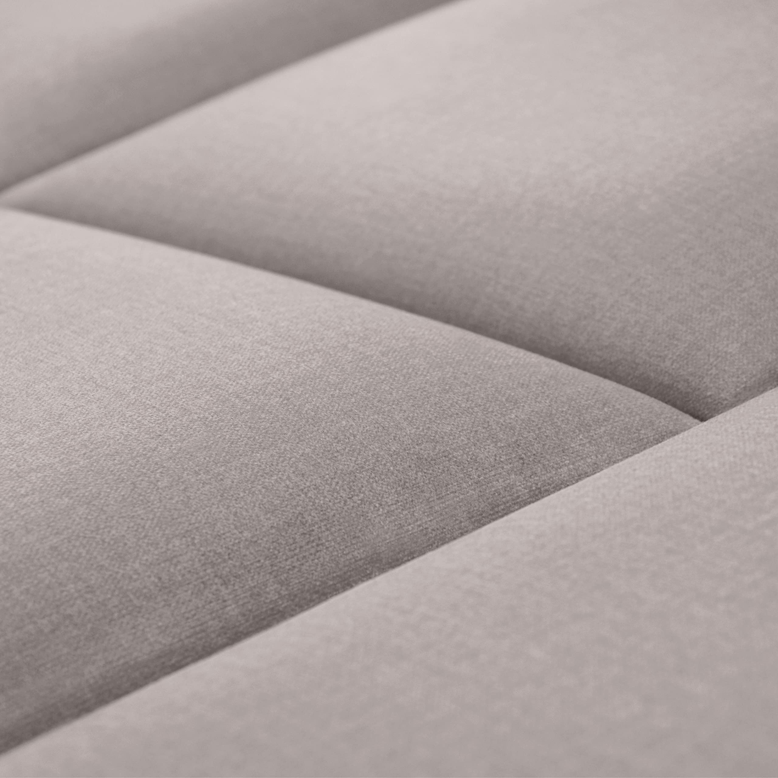 MOLLIS Pannello da Parete Rettangolare e Decorativo, Adatto Come Testiera o Protezione Dagli Impatti, Riduce il Suono e Migliora L'acustica, in Schiuma, 60 x 30 cm, Beige