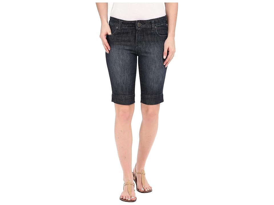

KUT from the Kloth Natalie Bermuda Shorts in Direct w/ Dark Stone Base Wash (Direct/Dark Stone Base Wash) Women's Shorts