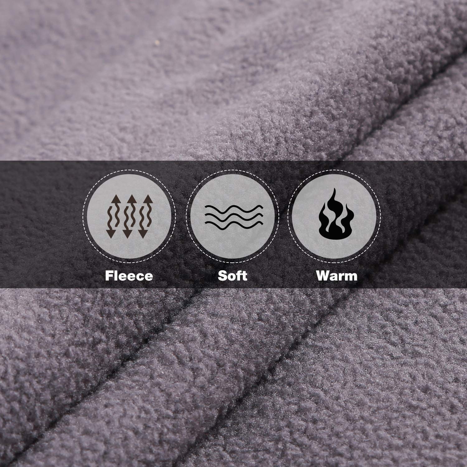 REDCAMP Wasserdichte warme Fleece-Campingdecke, 200 x 150 cm, Überwurfdecke, winddicht für kaltes Wetter, Outdoor, Reisen, Sport, Stadion, Rucksackreisen, Zuhause