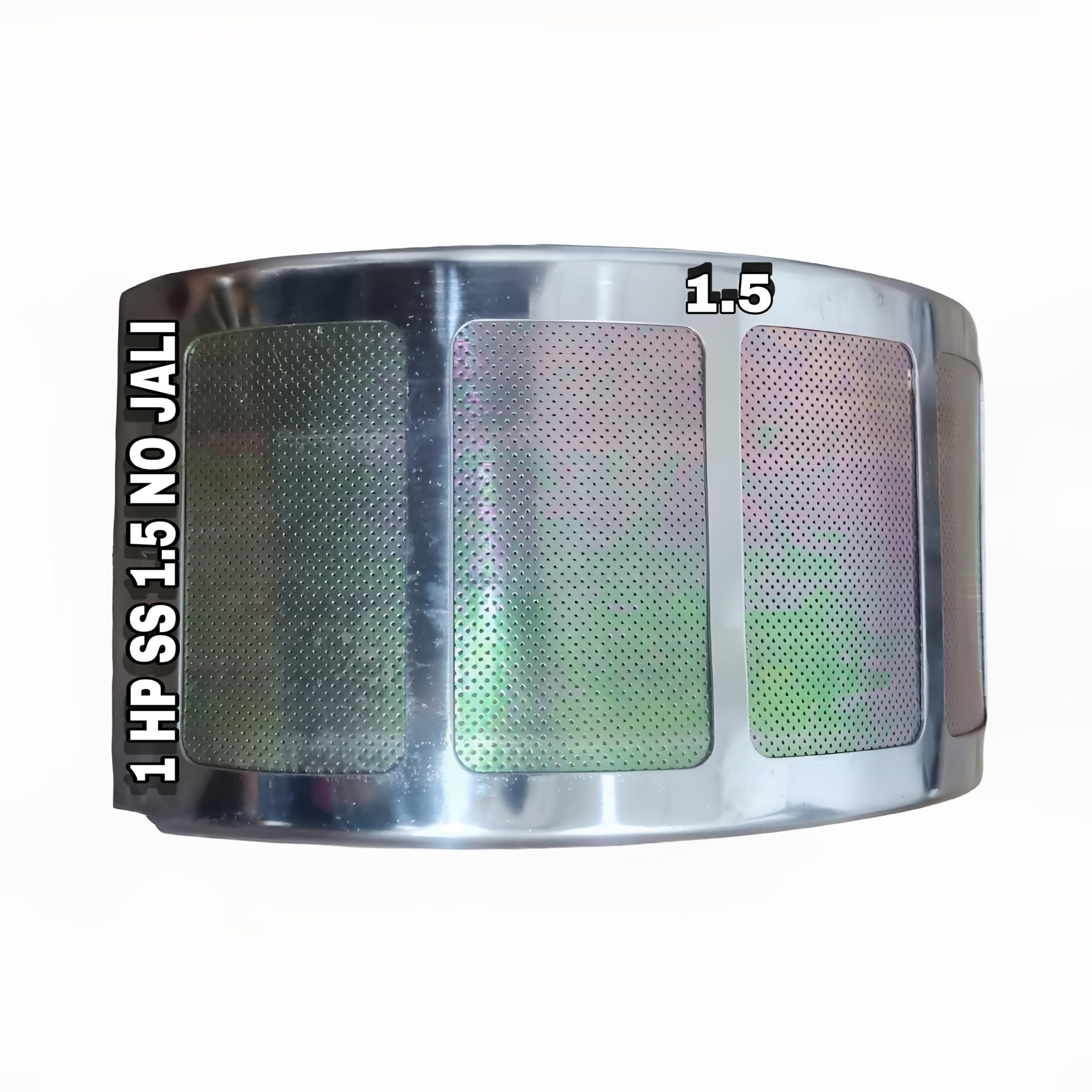 Stainless Steel Flour Mill Jali No. 1.5, Ahmedabad Type, 1 HP Compatible, Silver-picture-28