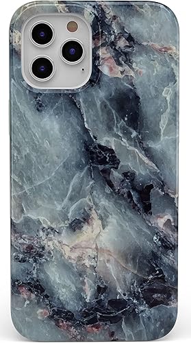 Casely Funda para iPhone 11 Pro Funda de mármol azul Casely Funda para iPhone 11 Pro Funda de mármol azul