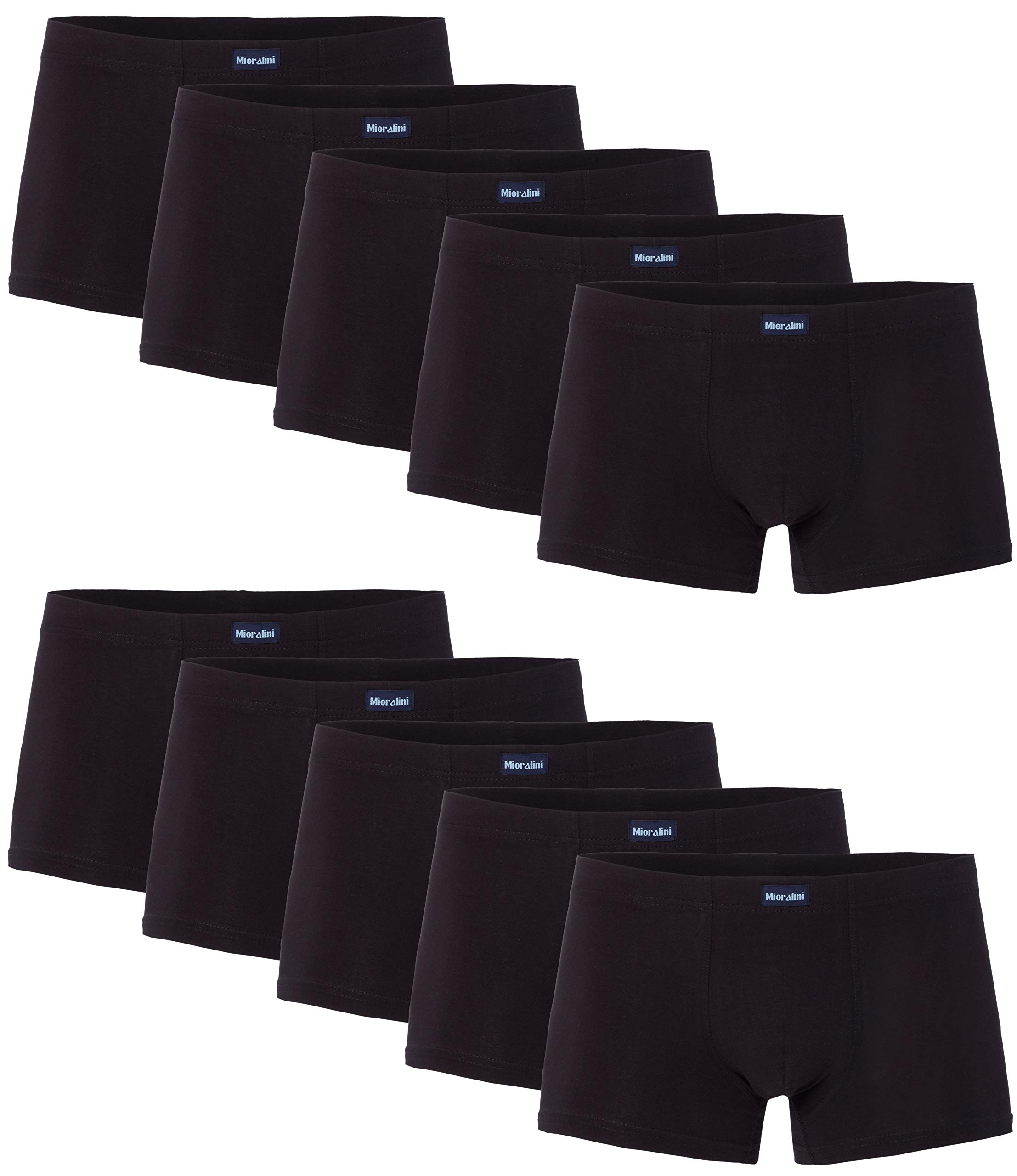 MioRalini 10, 6 oder 5 farbige Herren Elastan und Baumwoll Boxershort Pants