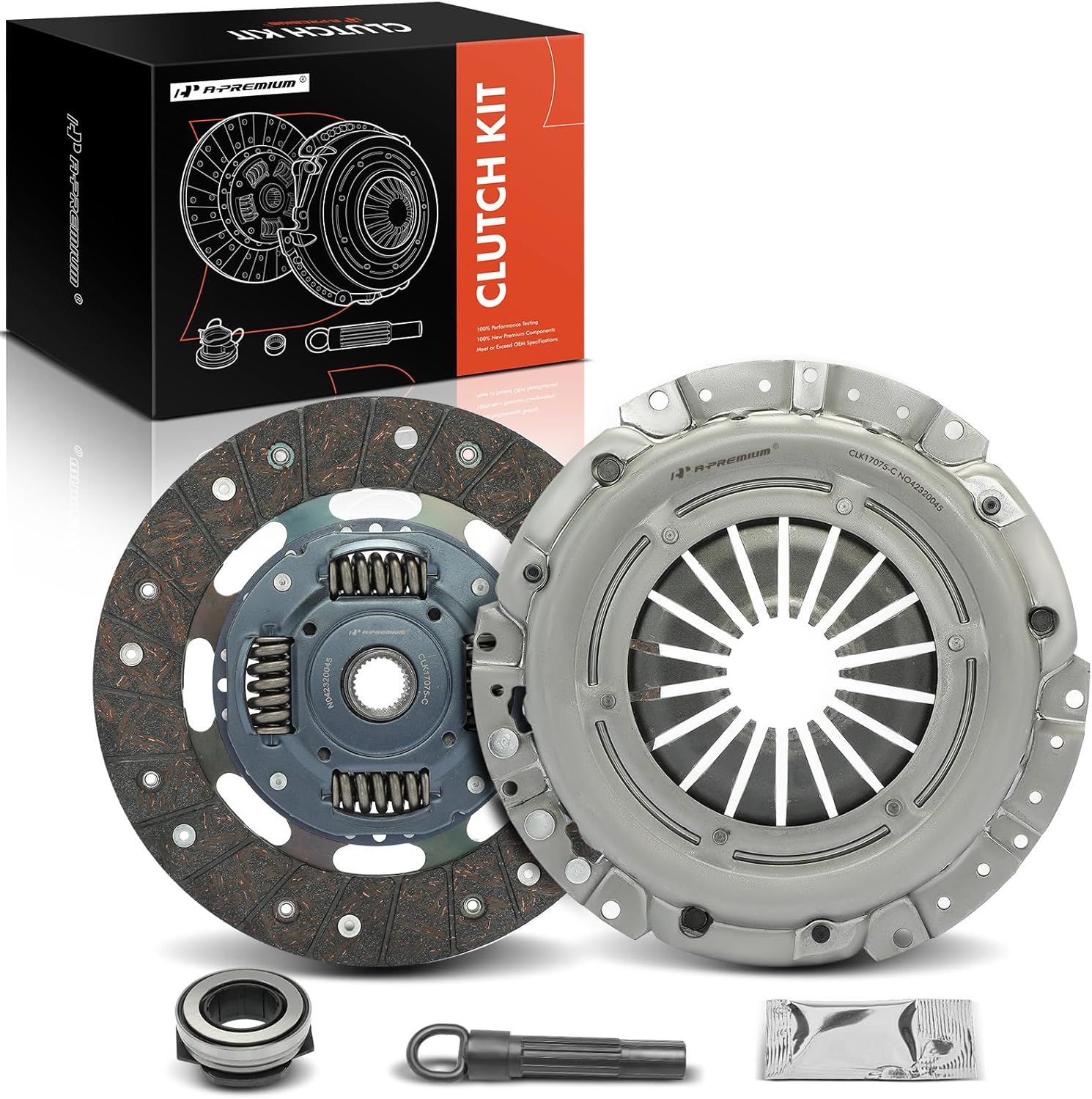 A-Premium Transmission Clutch Kit Set Compatible with Volkswagen Jetta 2011-2014, Passat 2012-2014, Golf 2012-2013, Beetle 2012-2014, 2.5L, Replace# 623 3306 770