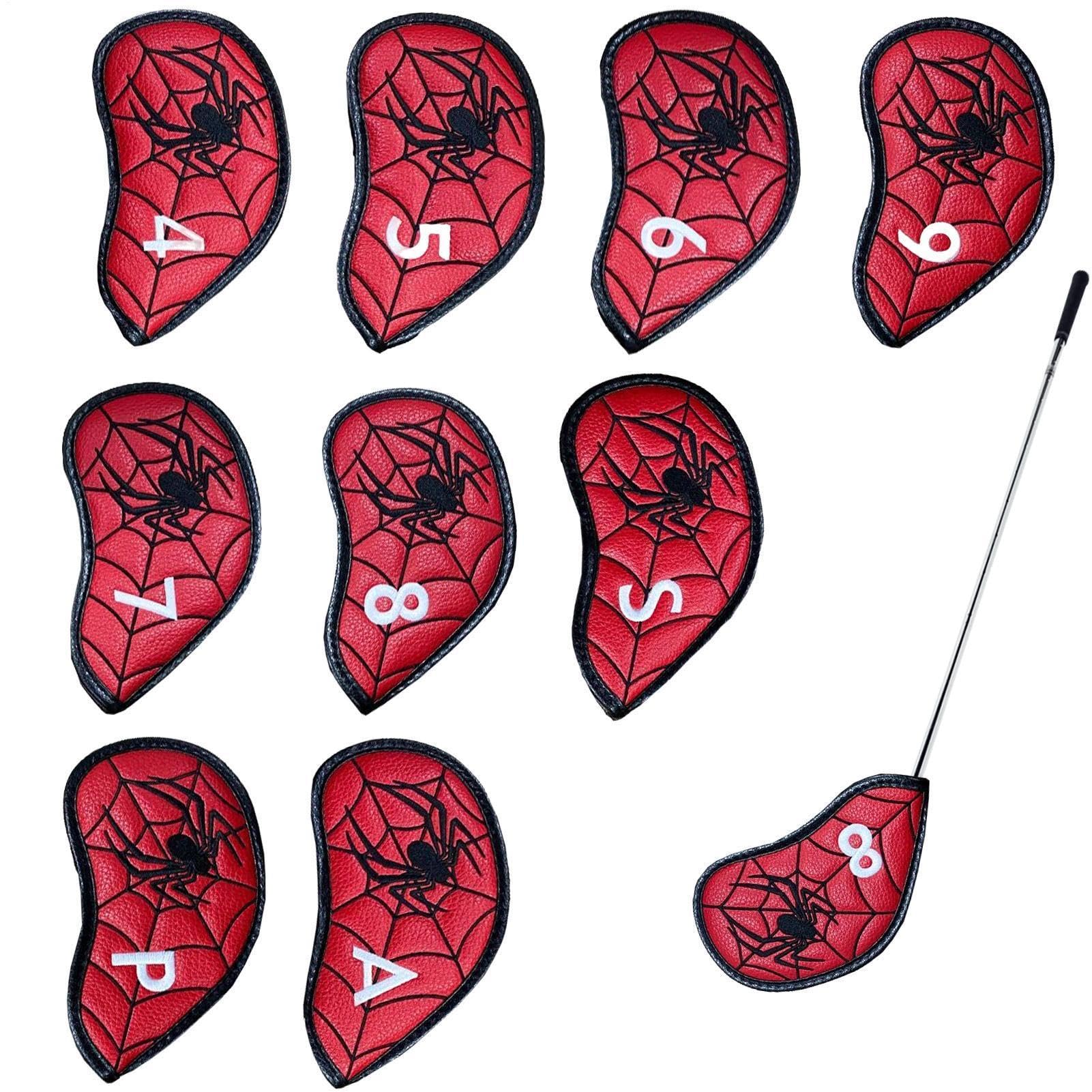 Golfschlägerhüllen,Golfschlägerhülle Pu-Leder mit kratzfester | Schlägerkopfhüllen für Golfschläger für Wood Heads Driver Fairway Hybrid Club Protection Wrapped T