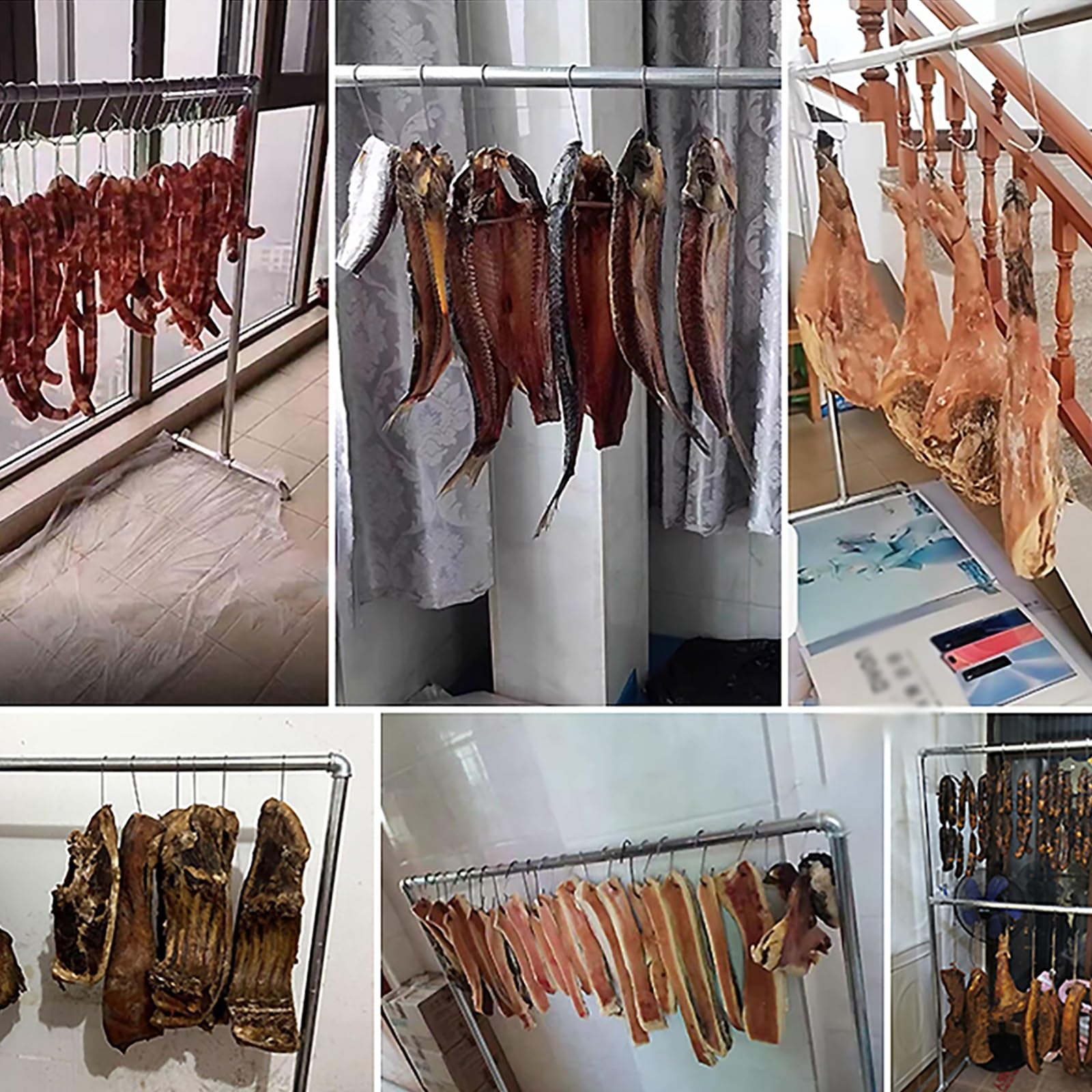 Dom i kuchnia, Sprzęt do pieczenia mięsa: Wytrzymały stojak na pieczeń wieprzową do zakładów produkcyjnych/delikatesów/marketów, wyjmowany wieszak na