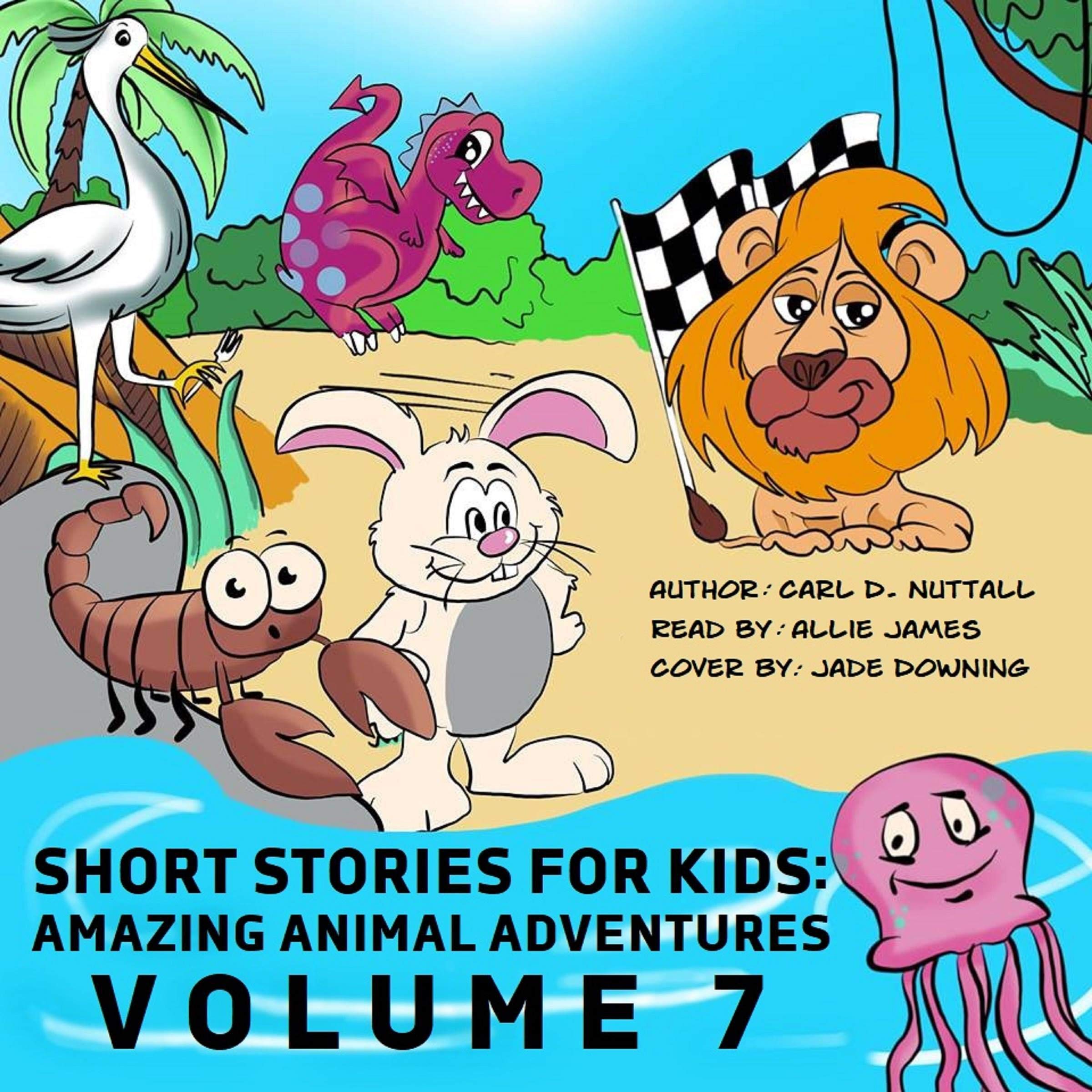 Cover art for Short Stories for Kids: Amazing Animal Adventures (6 Exciting Mini Books for Children): Volume 7