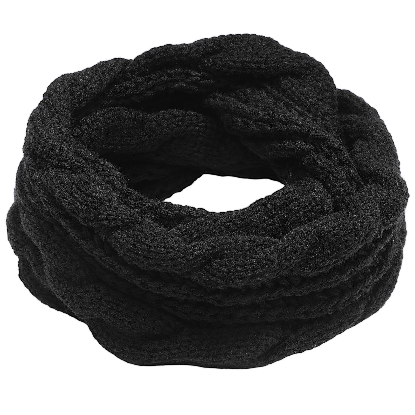 Women's Winter Infinity Scarf - Warm Knit Circle Loop Scarf