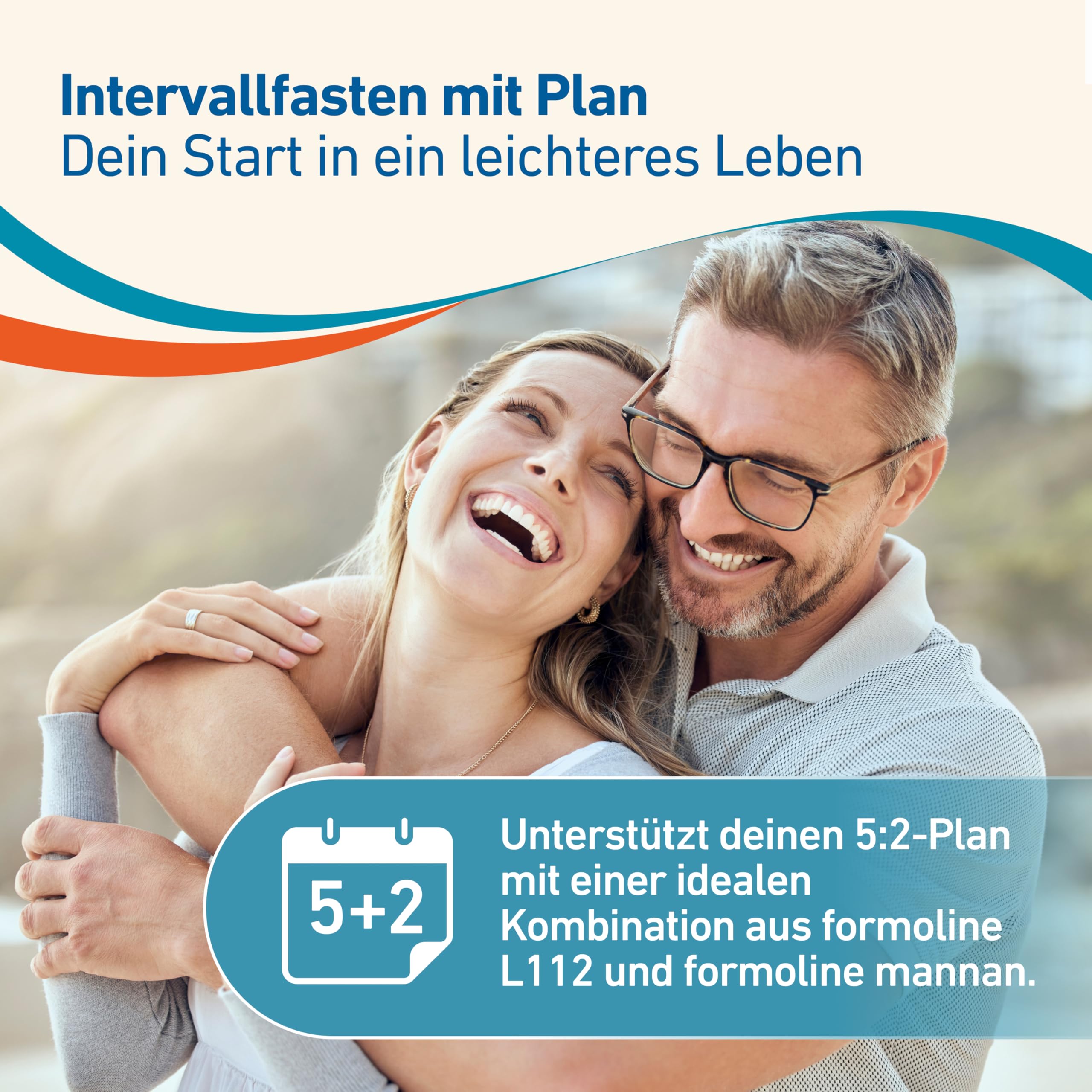 Intervall 5:2 Kombi zur Gewichtsreduktion beim Intervallfasten | Unterstützt die 5:2 Intervallfasten-Methode (5 Essenstage, 2 Fastentage) mit Fettbindung und Sättigungsgefühl.