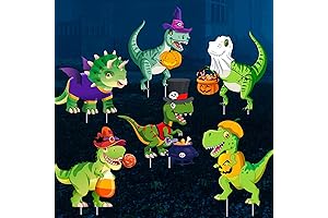 Adorable Halloween Dinosaur Yard Signs - Embrace the Spirit of Spooktacular Festivities