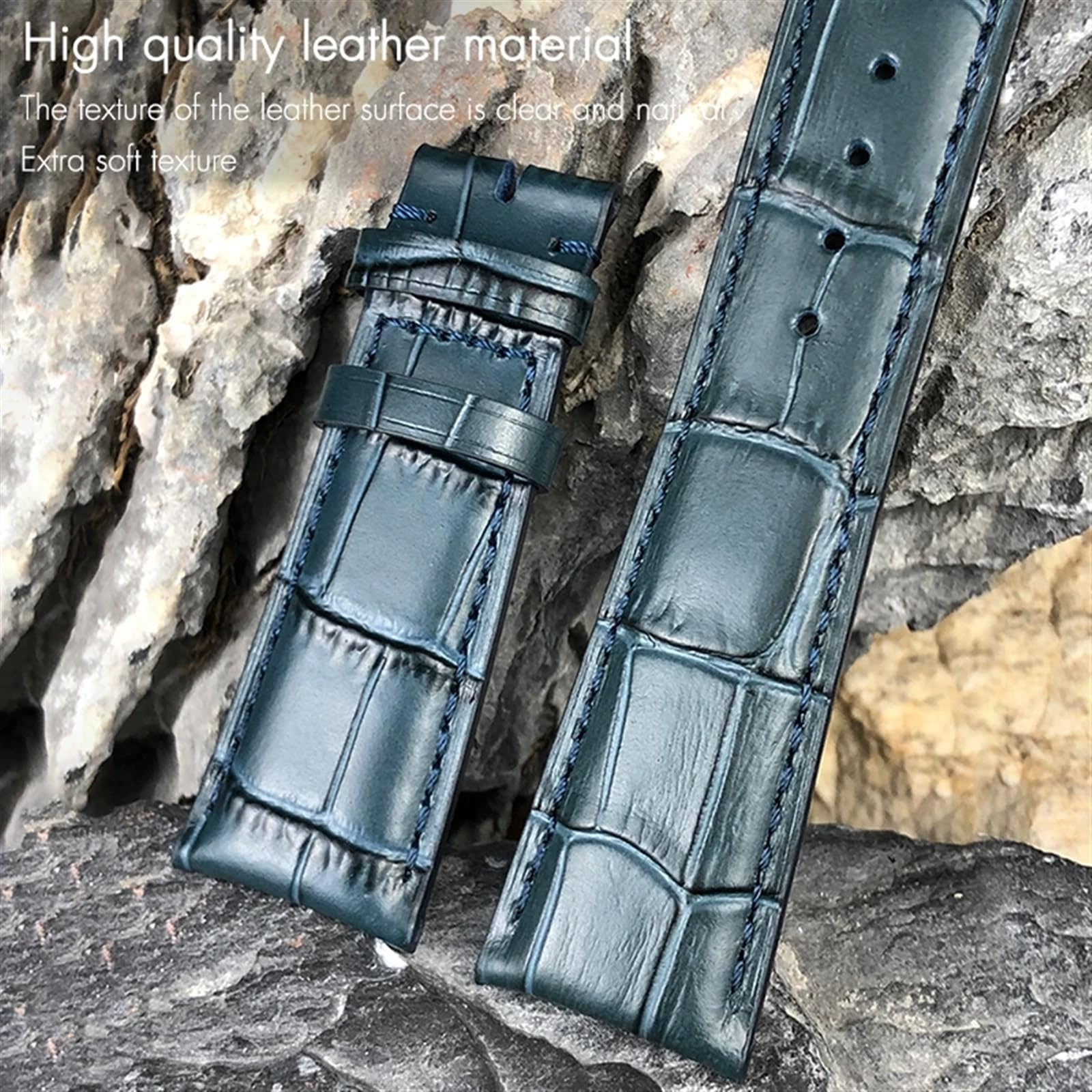 JDIME 20mm 21mm 22mm pasek do zegarka ze skóry bydlęcej dla IWC duże zegarki pilotażowe Portofino Portugieser pasek do zegarka z prawdziwej skóry bransoletki na rękę