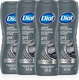 Dial Men 2 en 1 Jabón para cuerpo y cara, Car...