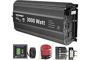 VOLTWORKS 3000-Watt Pure Sine Wave Inverter: Ultimate Power for Homes, RVs, and Off-Grid Living