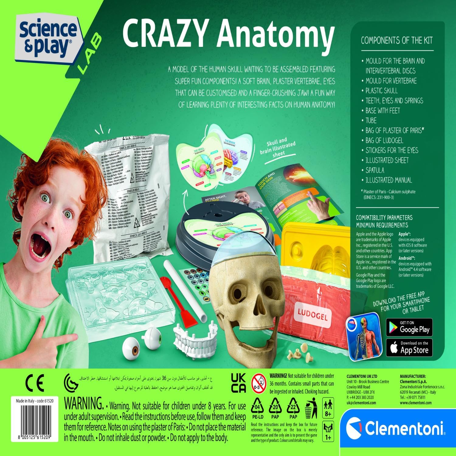Clementoni Science & Play Crazy Anatomy Lab
