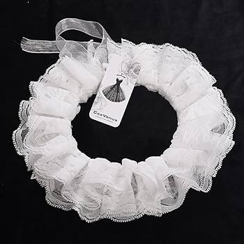 foufou primitive open collar classic 【M】 BLESSUME Victorian Retro Mesh Neck Ruff Ruffle Collar