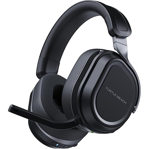 Turtle Beach Stealth 700 Gen 3 Wireless Multiplatform Amplified Gaming Headset for Xbox Series X|S, Xbox One, PC, PS5, Mobile – 60mm Drivers, AI Noise-Cancelling Mic, Bluetooth, 80-Hr Battery – Black