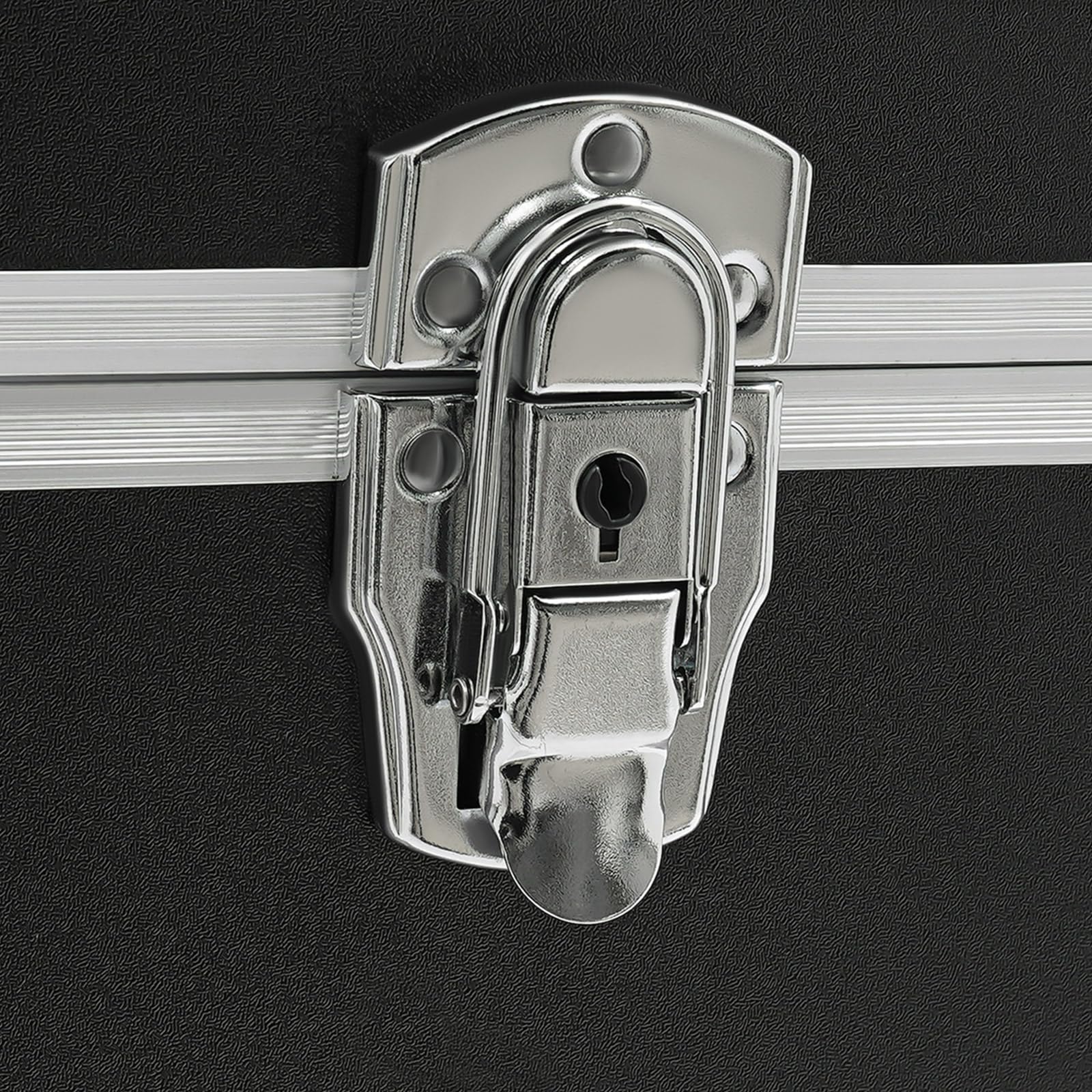 Fußpflege Koffer, Mobile-fußpflege Fusspflegekoffer mit 2 Räder 4 Schlüssel, Tragfähigkeit 50 kg, Werkzeug Organizer für Fußbadgeschäfte,Massagesalons (Schwarz+Silber)