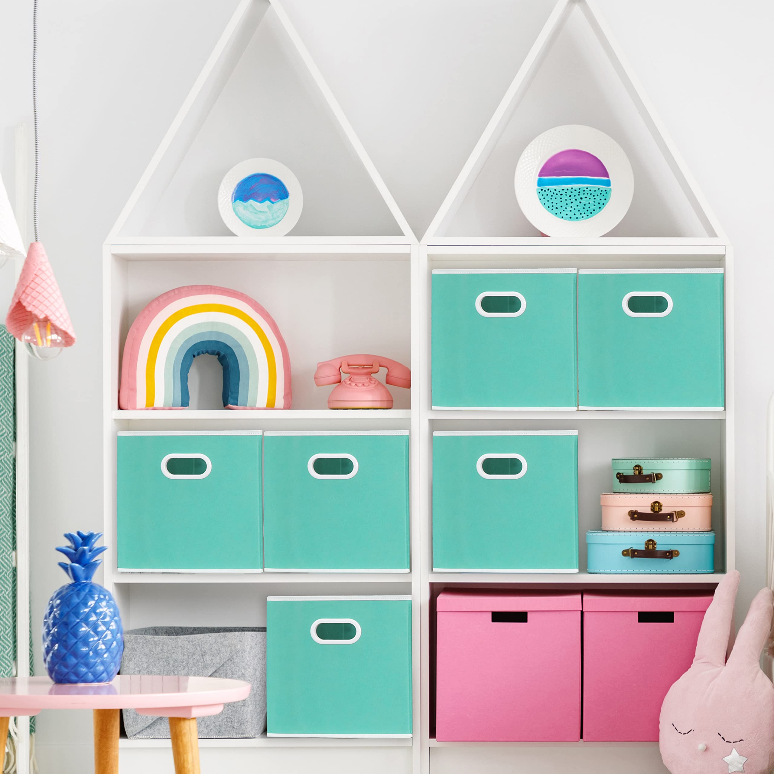 Amazon.com - Simple Houseware Foldable Cube Storage Bins with