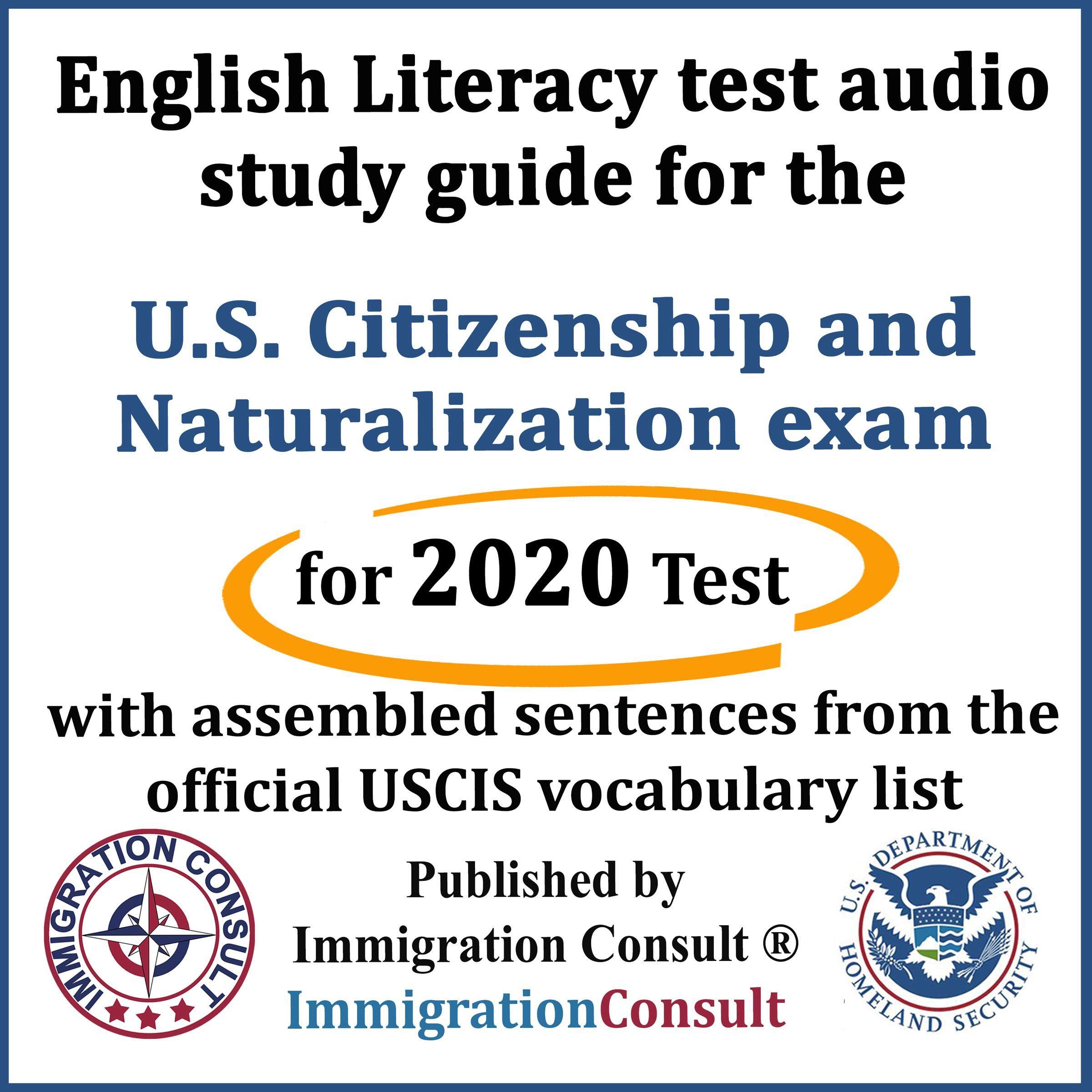 Buy English Literacy Test Audio Study Guide for the U.S. Citizenship