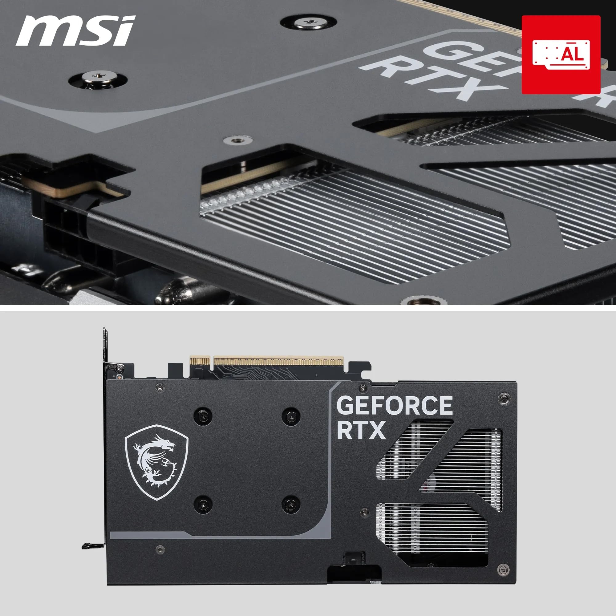 MSI NVIDIA GeForce RTX 5060 Ti 8G Ventus 2X OC Plus Carte Graphique - 8 Go GDDR7 (28 GB/s /128 Bits), PCIe 5.0 - Double Ventilateur (2 x Ventilateurs STORMFORCE), HDMI 2.1b, DisplayPort 2.1b