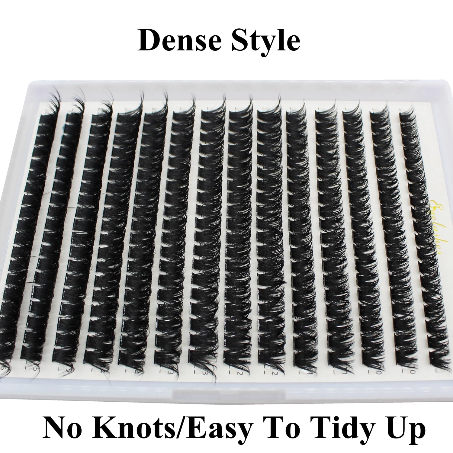 Bransfy Cluster Lashes 266PCS D Curl Individual Eyelashes Natural Lash Clusters Fluffy Mix Individual Extensions (80D-0.07D 9-16mm) - Image 3
