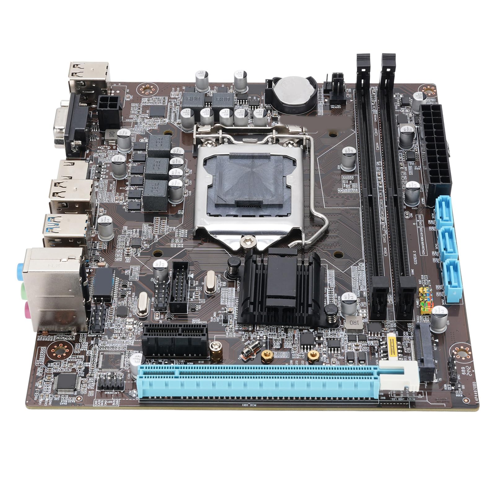 PUSOKEI H110 Gaming Motherboard, LGA 1151 ATX 2 Channel DDR4 M.2 NVME NGFF PCIe Motherboard with High Speed M.2 Interface and 8 Layer PCB, for 6th 7th 8th Gen 14nm CPU-image-19
