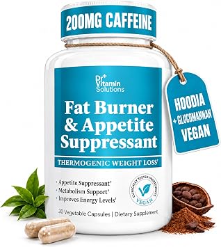 Fat Burner for Women and Men - Thermogenic Appetite Suppressant, Diet Aid