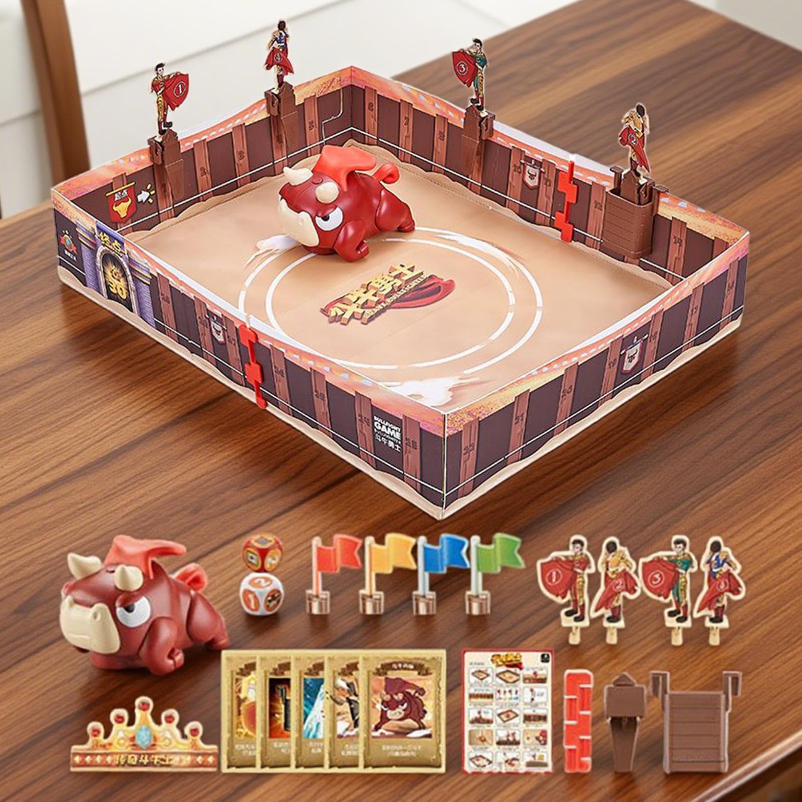 Générique Gesellschaftsspiel Tauromachie – kooperatives Spiel zum Thema – interaktives Spielzeug für Kinder von 3 bis 12 Jahren, ideal für den Einsatz im Klassenzimmer und im Klassenzimmer