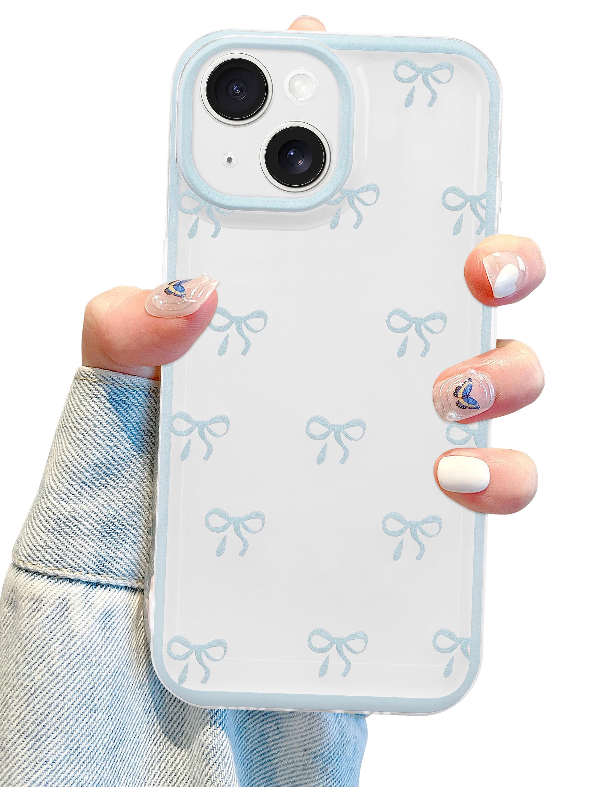 Coque de téléphone iPhone 13 motif mignon pour le quotidien - Protection transparente Kawaii - 7