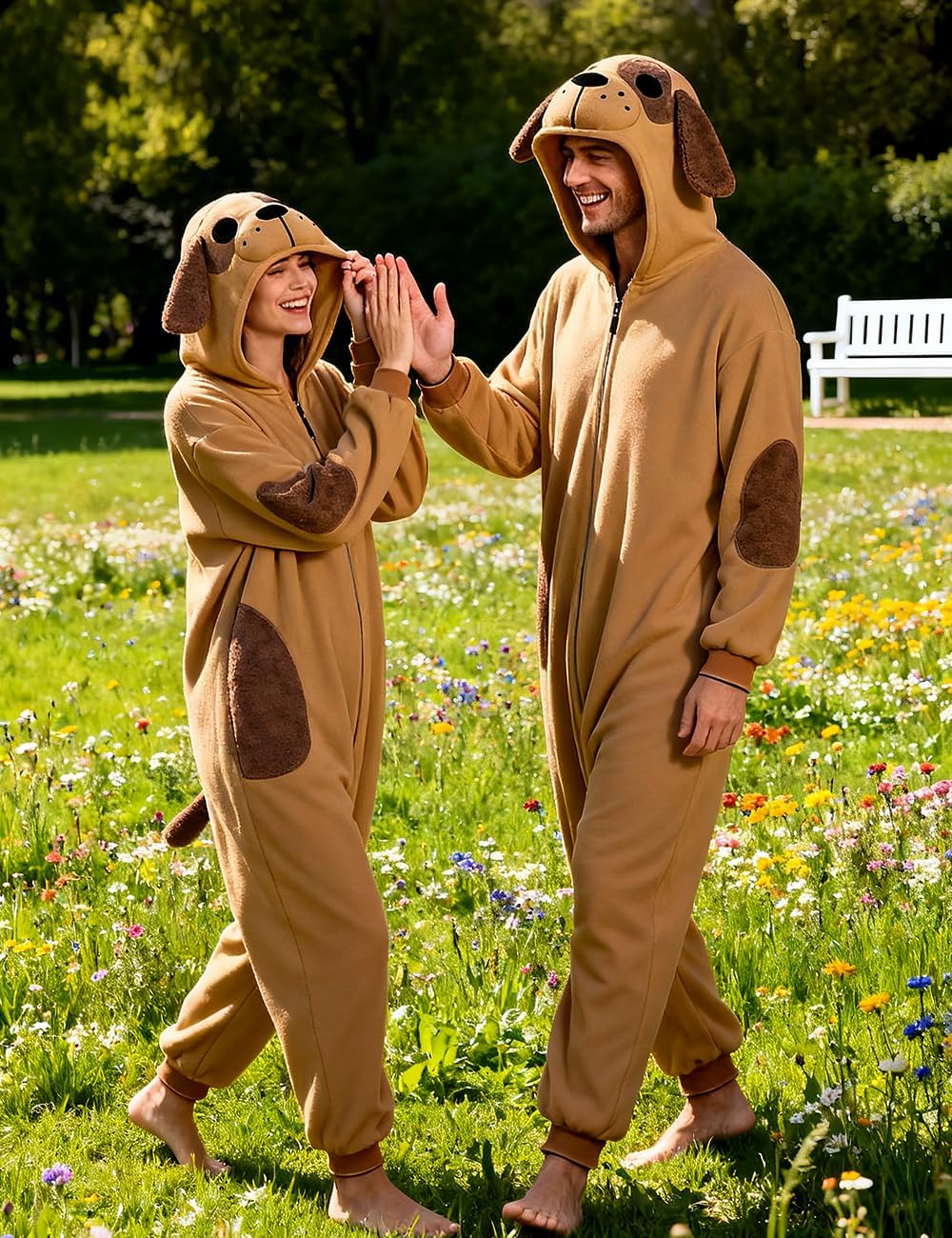 Adult Costume Onesie Pajamas Funny Cosplay Halloween Christmas Women Men - Image 3