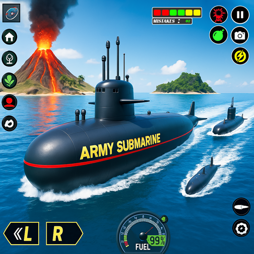 U-Boot-Fahrsimulator der US-Armee 3D - Marinekriegs-Militärschlachtschiffspiele 2025