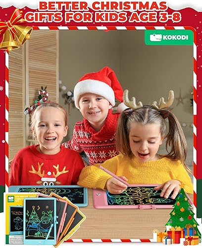 Miniatura 8 de KOKODI Tableta de escritura LCD tableta de dibujo colorida de 10 pulgadas almohadillas de dibujo electrónicas reutilizables borrables juguete