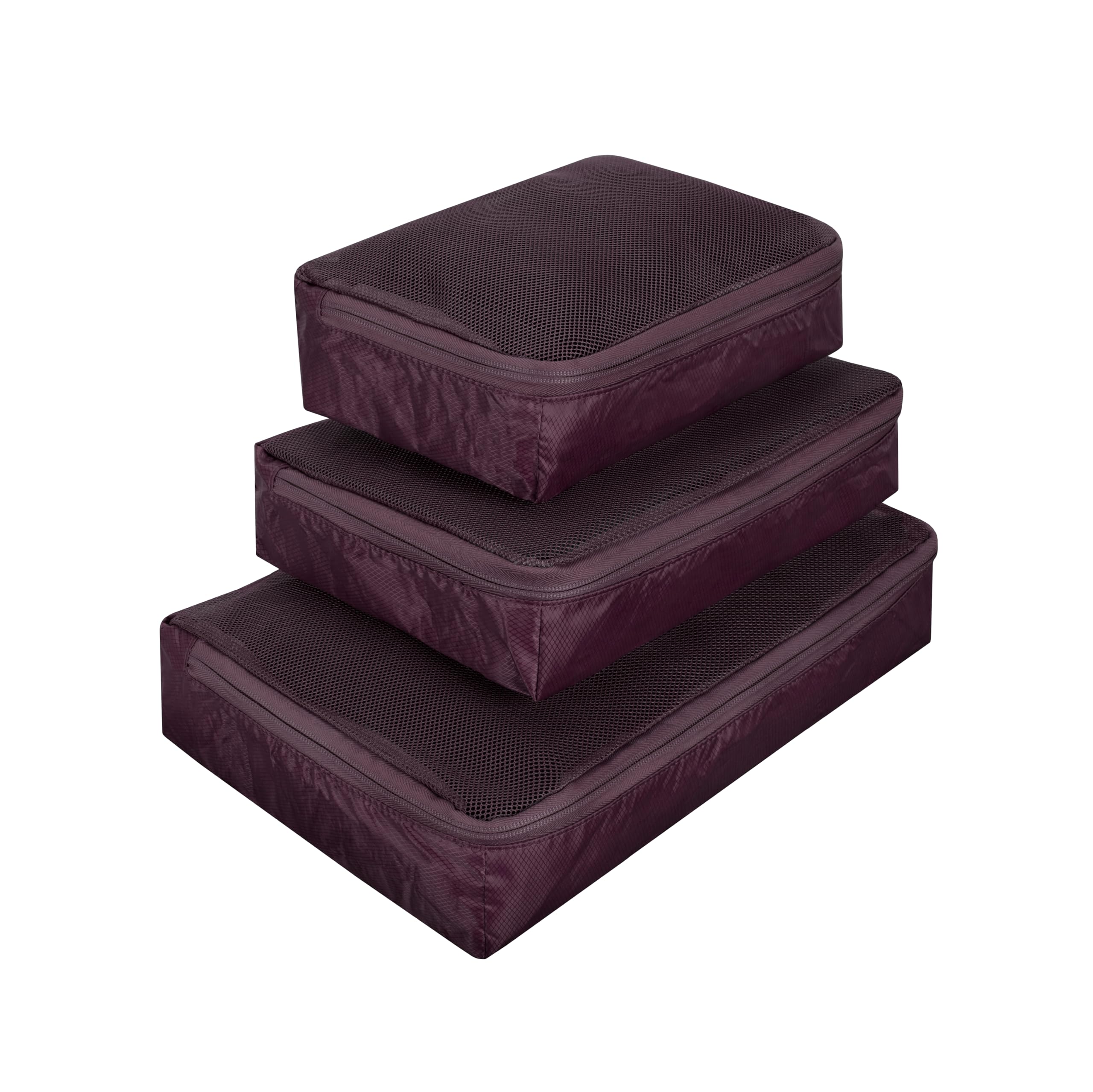 Travelon World Travel Essentials Set of 3 Soft Packing Cubes