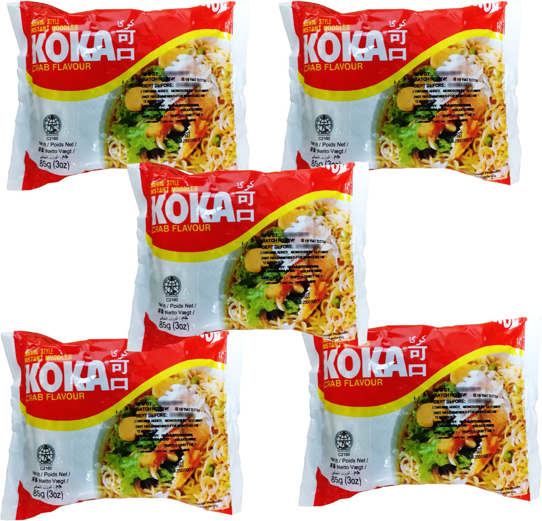 Crab Flavour Noodles - 85gm (Pack of 5)
