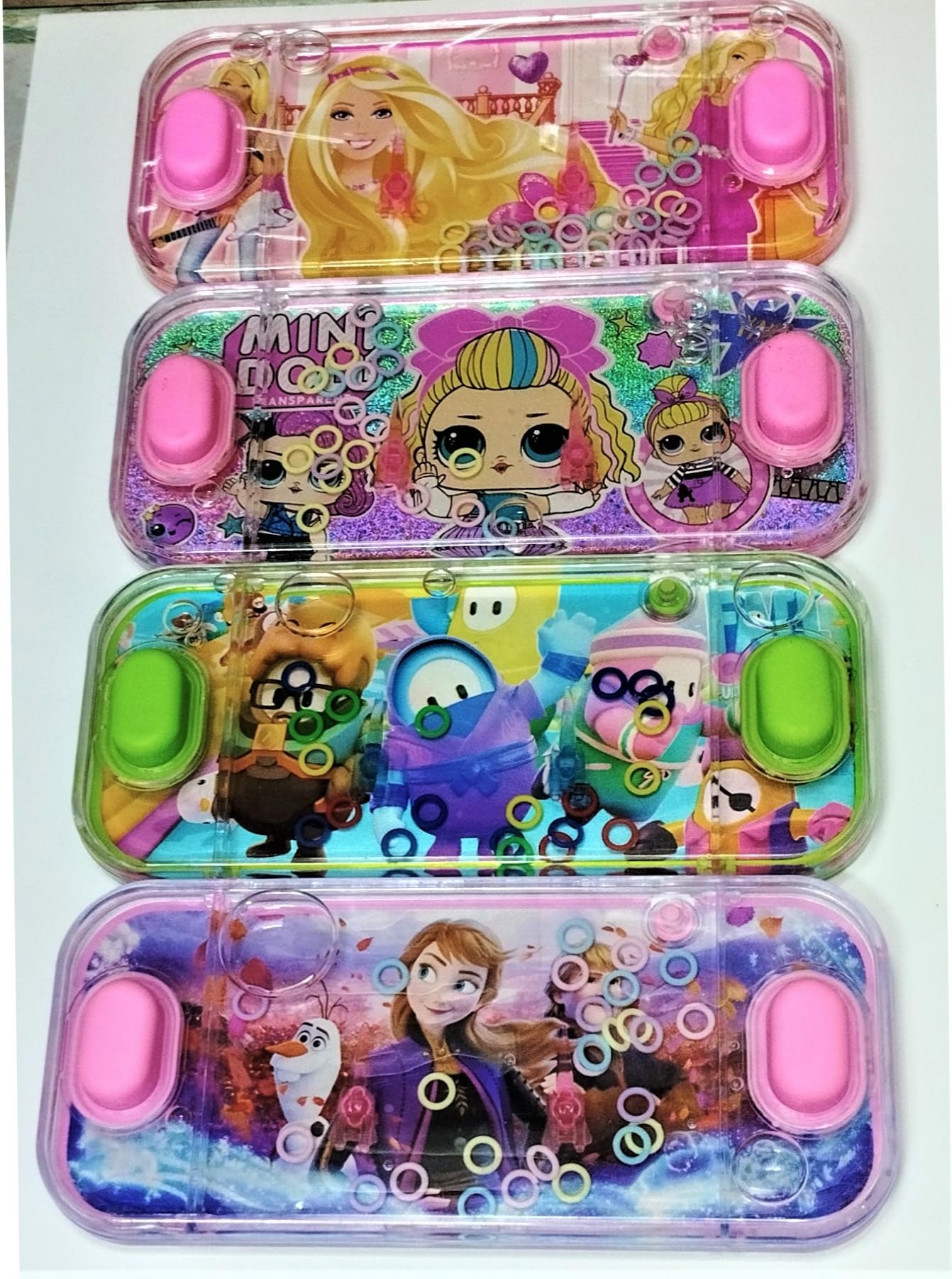 CHE ZHI Handheld Games, Water Toys, 4 Packs MIX Character , Water Games for Kids Retro Classic Games for boys and girls