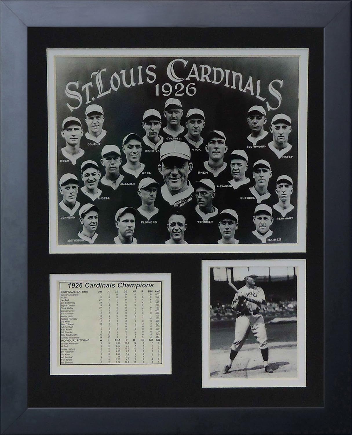 Legends Never Die 1926 St. Louis Cardinals Framed Photo Collage, 11x14-Inch