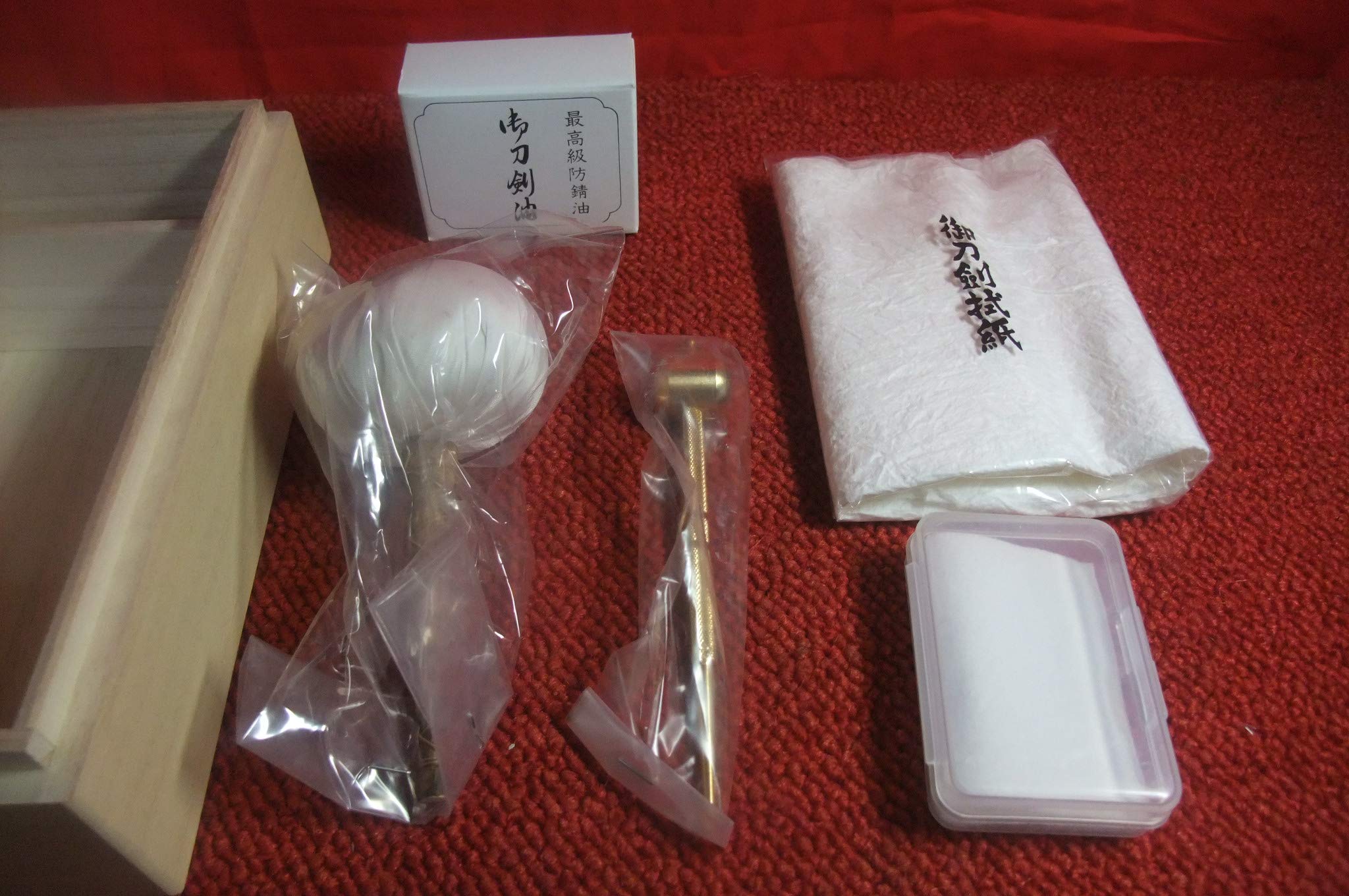 Amazon.co.jp: 桐製刀剣手入れ道具 : スポーツ＆アウトドア