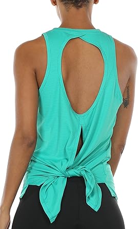 Open back active tops Clearance