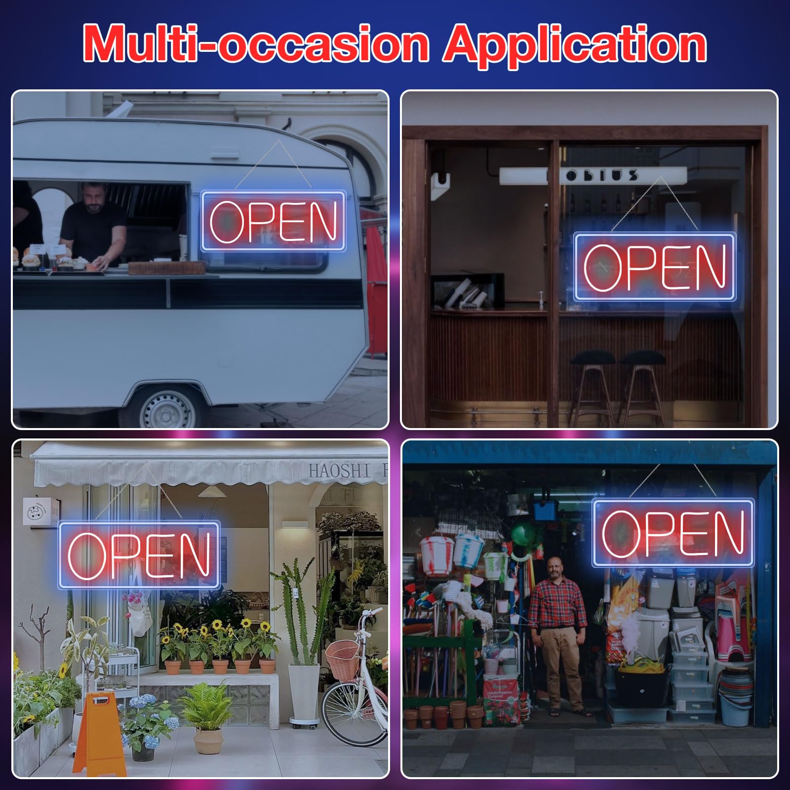 Led Neon Open Sign For Business Neon Open Sign For Business – USB ...