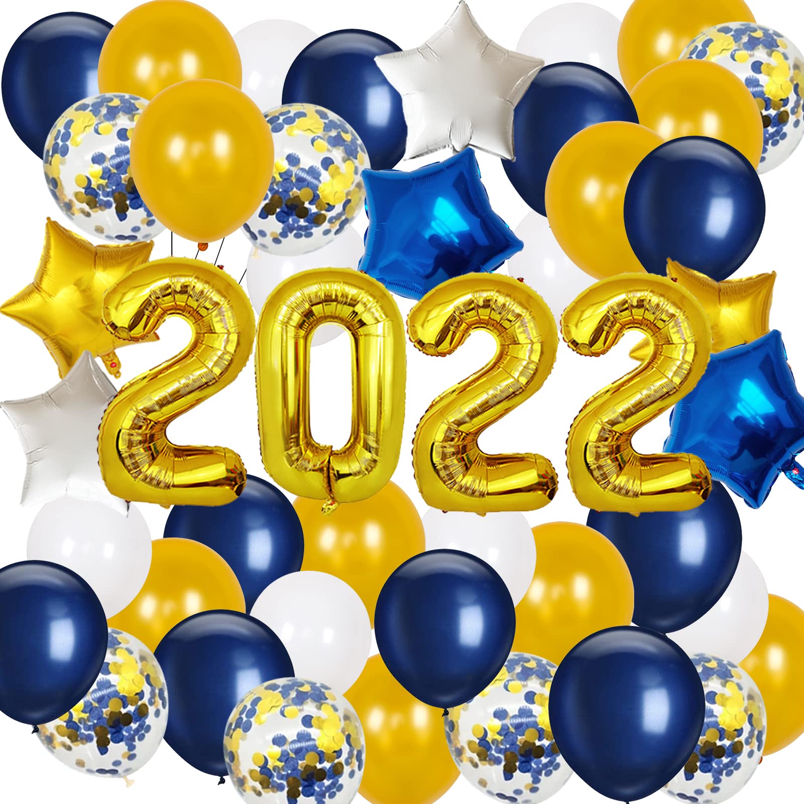 Buy Graduation Party Decorations 2021 Navy and Gold 2021 Graduation