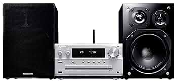 【付属品完備！】Panasonic CDステレオシステム SC-PMX150 パナソニック SC-PMX150-S 【ハイレゾ音源対応】 CDステレオ