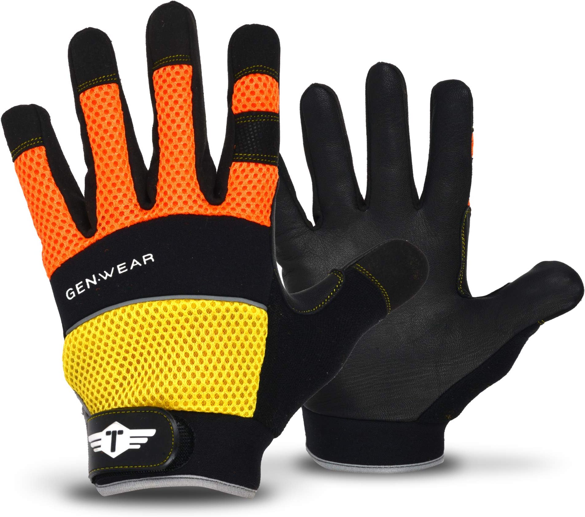 Gen-Wear Slim Fit Work Gloves, Touchscreen Capable, Truline, Slim, Work Gloves, Mechanic Gloves