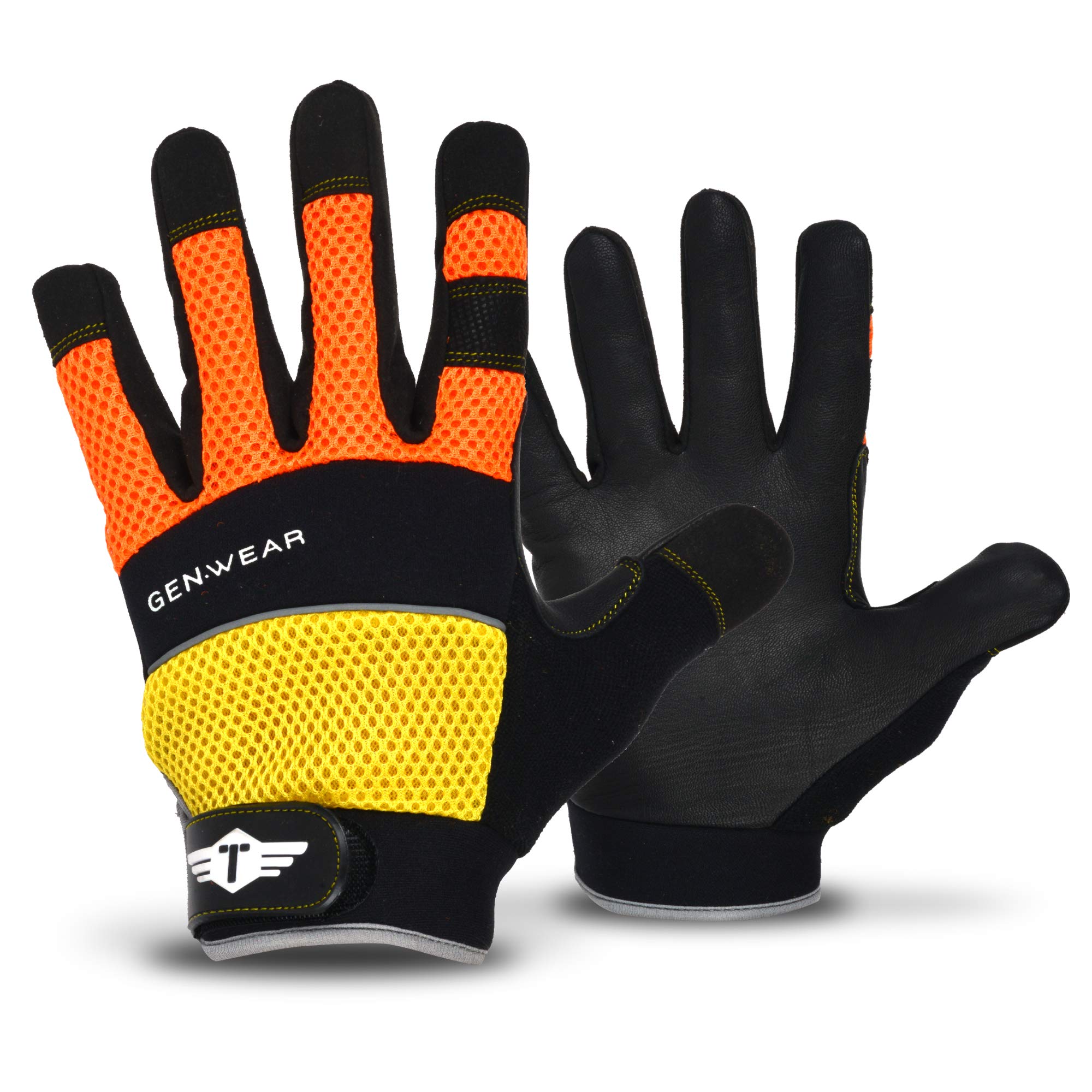 Gen-Wear Slim Fit Work Gloves, Touchscreen Capable, Truline, Slim, Work Gloves, Mechanic Gloves