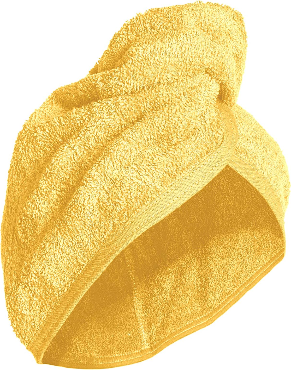 Sophie Bernard ZOE Head Wrap (Hair Towel) from the Collection „Bath & Spa“. 100% pure Cotton, 350 gf/sqm. Feel at ease! Colour: yellow