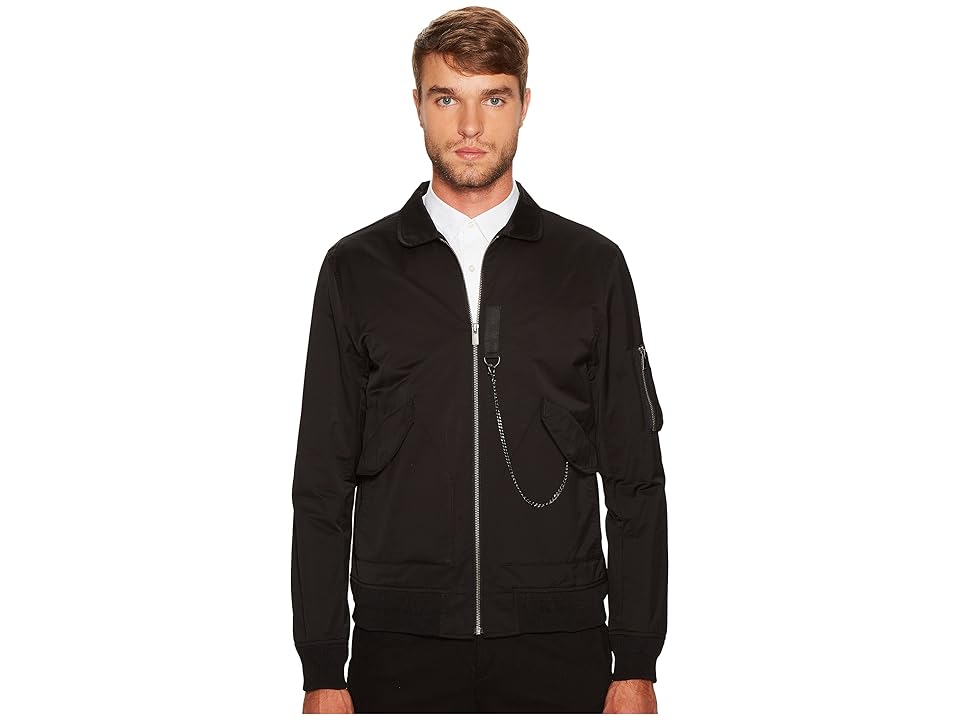 

The Kooples Jacket with Patch Pockets (Navy) Men's Coat